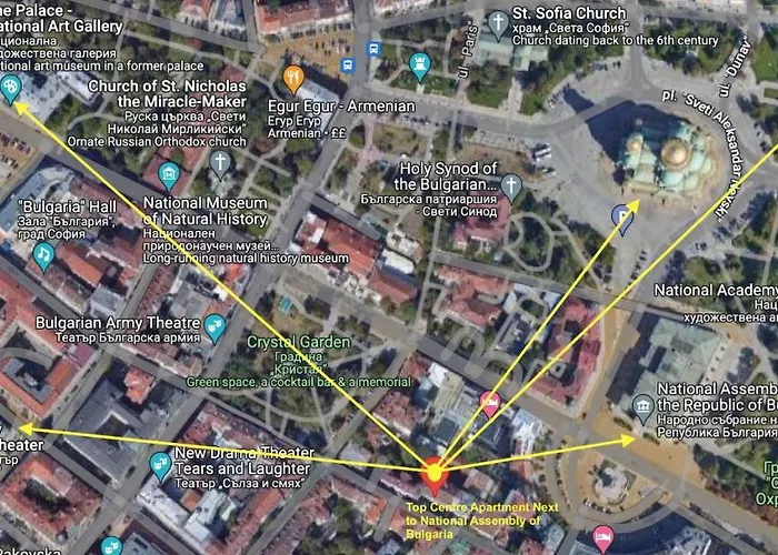 アパート Centre 1br For 4 Guests & Fast Wifi ソフィア