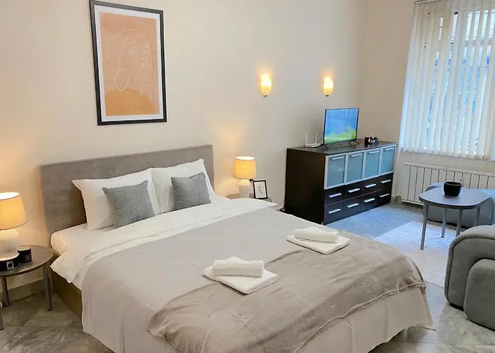 דירה Centre 1br For 4 Guests & Fast Wifi *